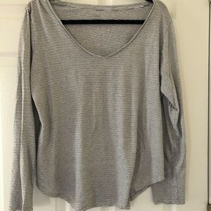 Relaxed fit striped top